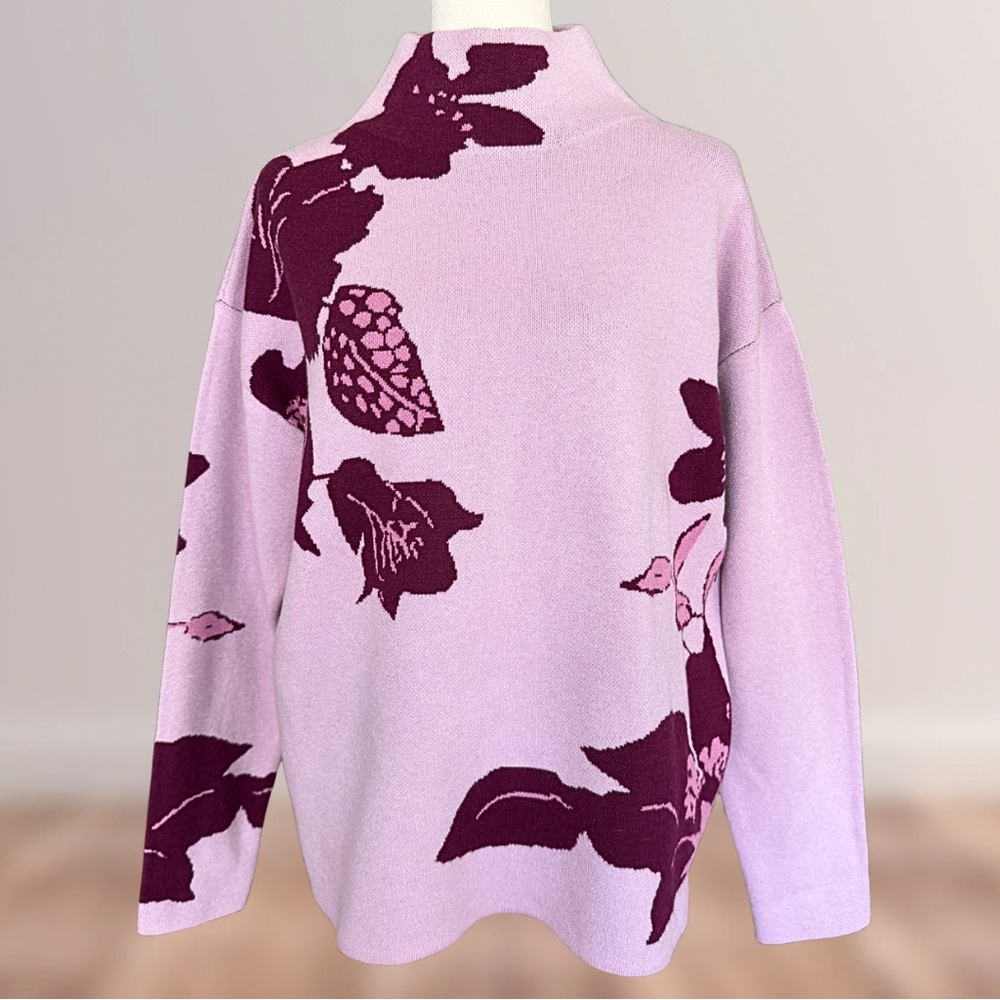 Avara Floral Knit Sweater – Size Small – Excellent Condition - Picture 4 of 9